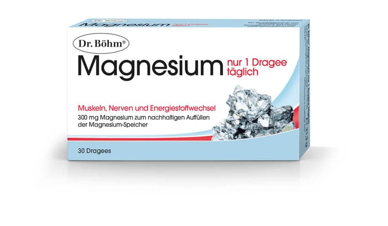 Dr. Boehm Magnesium only 1 drag. daily