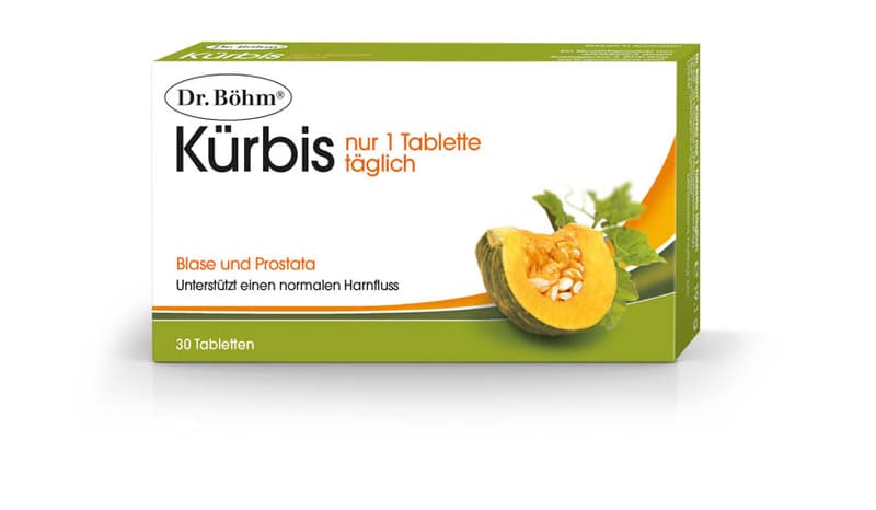 Dr. Böhm® Kürbis nur 1 Tablette täglich
