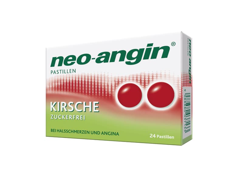 neo-angin Kirsche zuckerfrei - Pastillen