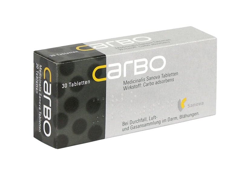 Carbo medicinalis "Sanova" - Tabletten