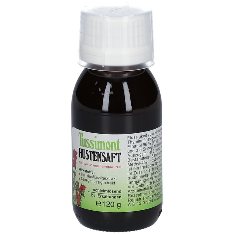 TUSSIMONT HUSTENSAFT mit Thymian und Senegawurzel