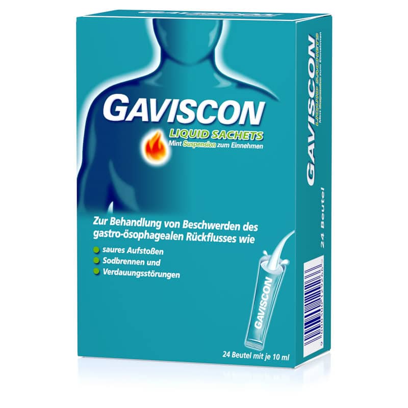 Gaviscon Liquid Sachets Mint Suspension for Oral Use