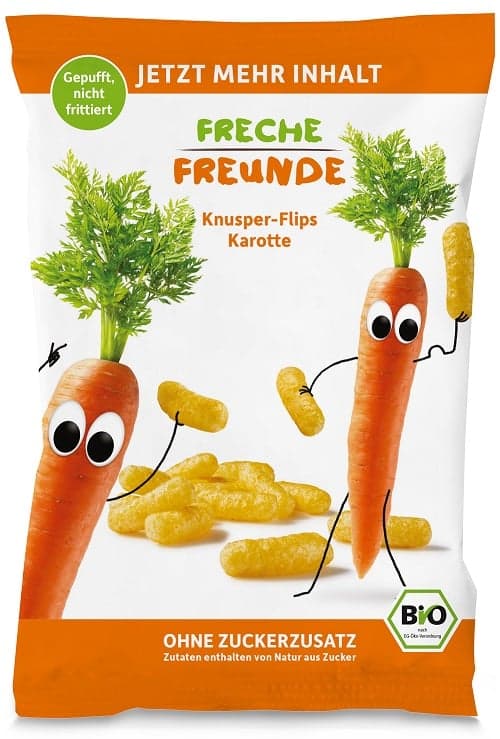 Freche Freunde BIO "Crunchy Flips Carrot
