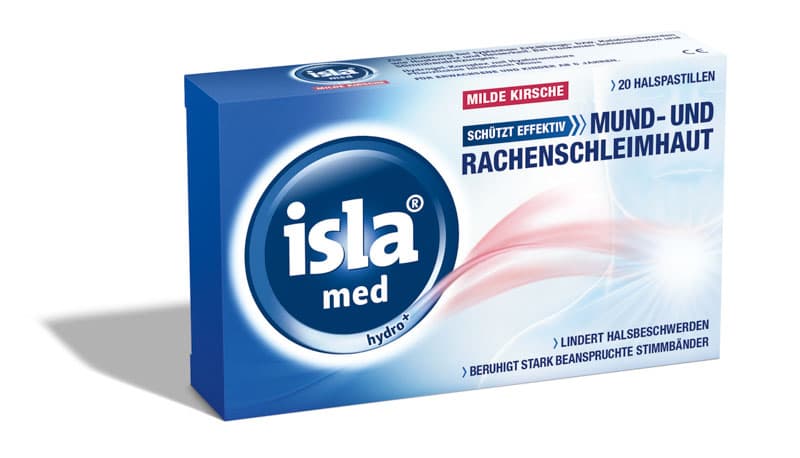 Isla med hydro+ Kirsche Pastillen 20 Stück