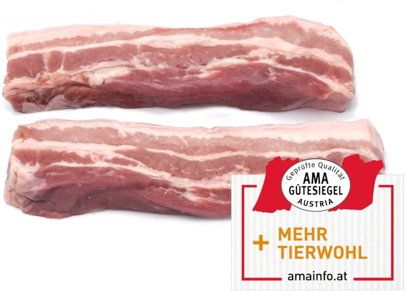 Animal wellfare Pork Belly sliced