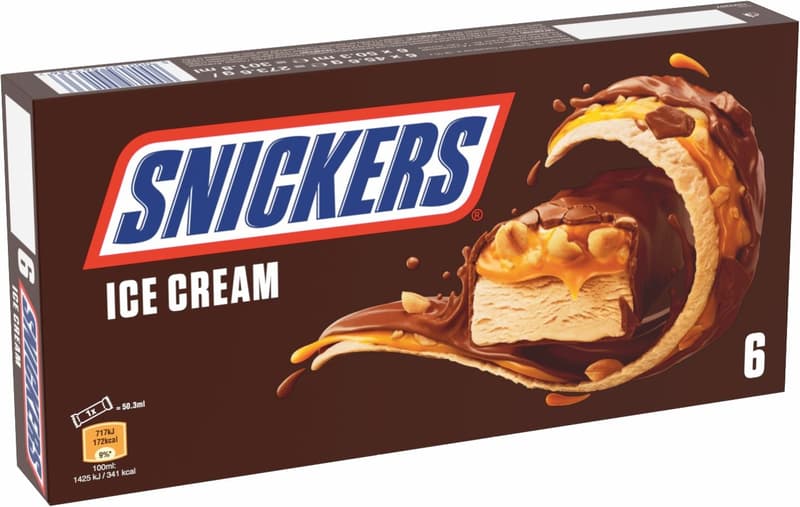 Snickers Ice Cream 6 Pack (tiefgekühlt)