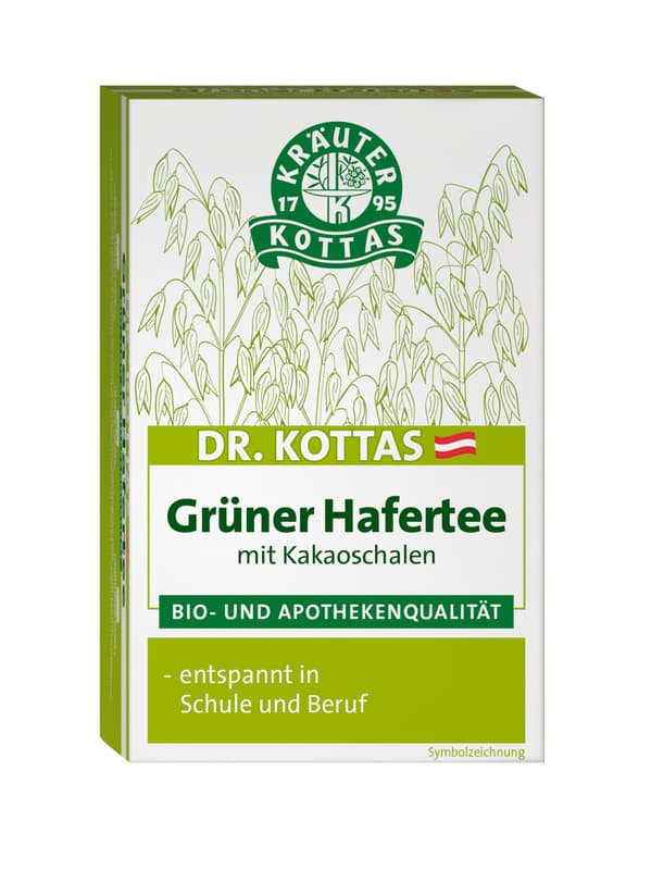 Dr. Kottas Green Oat Tea with Cocoa Husks