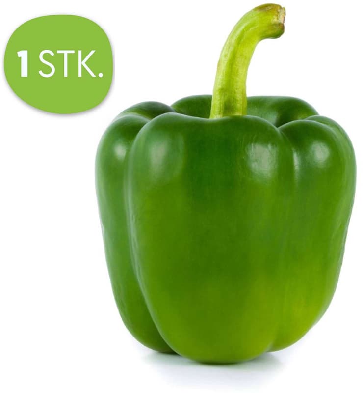 Paprika grün