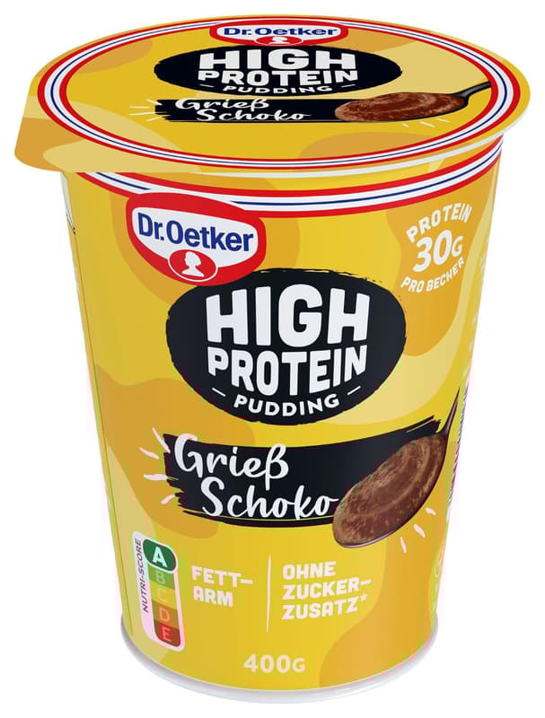 Dr. Oetker High Protein Pudding Semolina Chocolate
