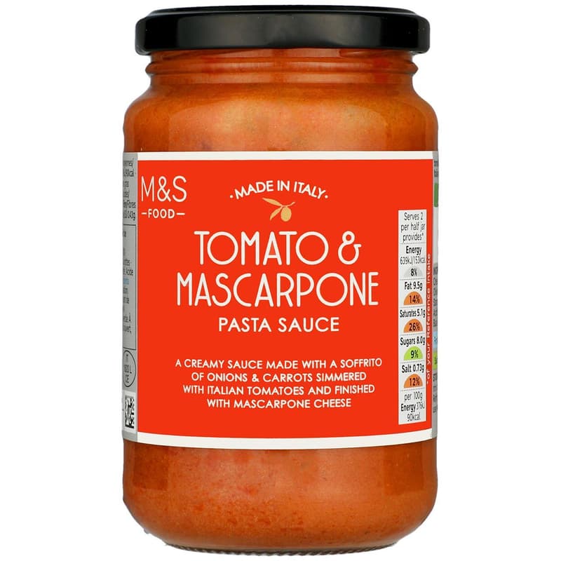Marks & Spencer Tomato & Mascarpone Pasta Sauce