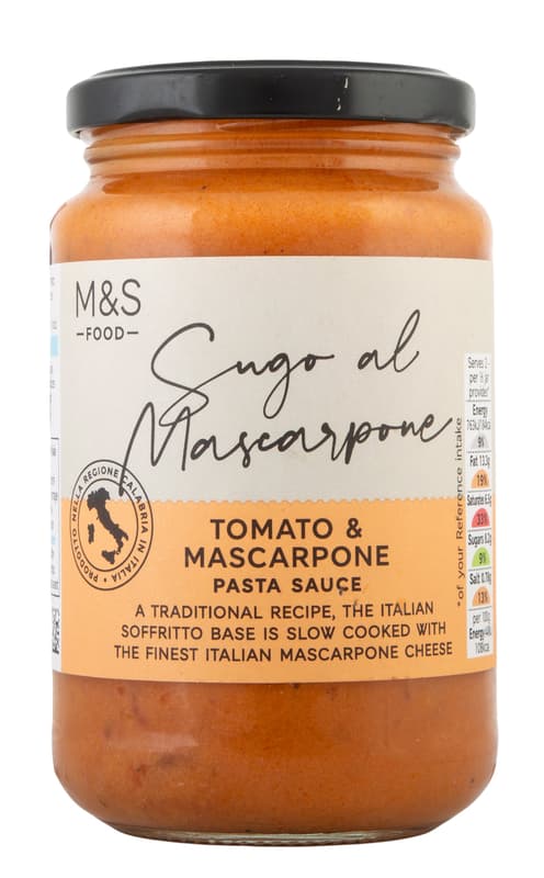 Marks & Spencer Tomato & Mascarpone Pasta Sauce