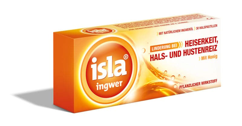 Isla Ginger + Honey Pastilles 30 pieces