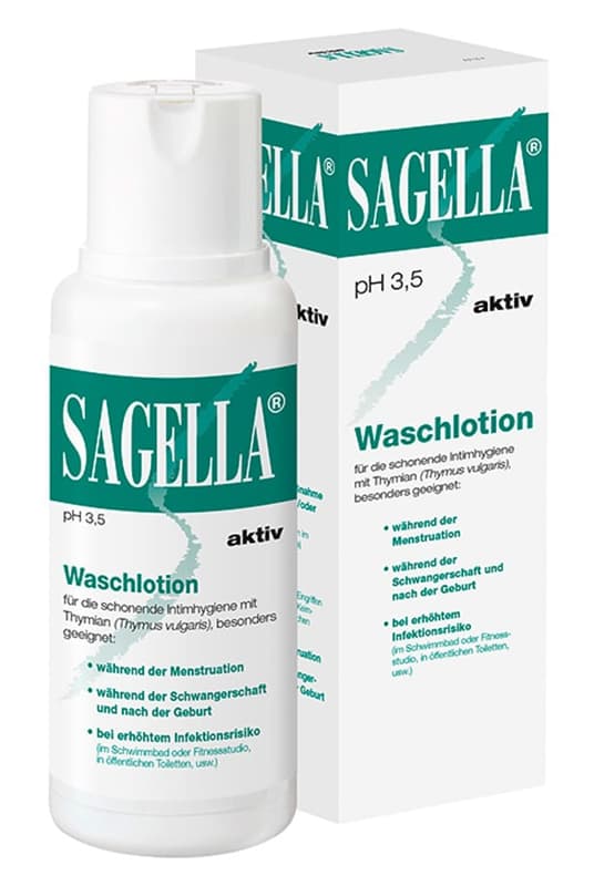 Sagella active wash lotion pH 3,5