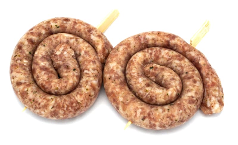 Landfleischerei Stickler bratwurst snails raw