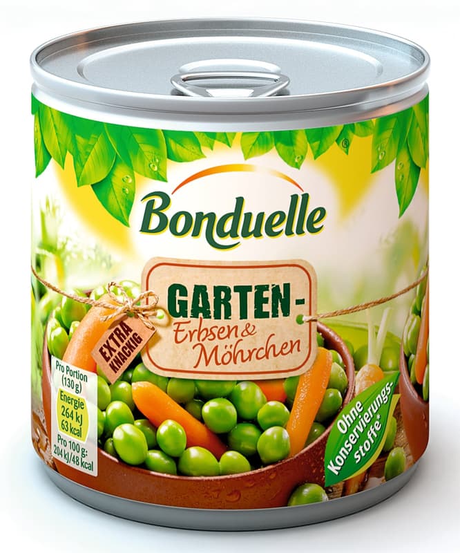Bonduelle Garten Erbsen mit Möhrchen