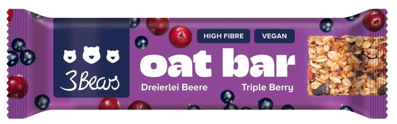 3Bears Pocket Porridge Three Berries