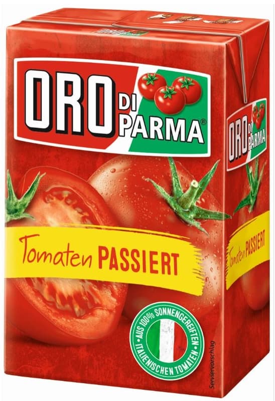 Oro di Parma Tomaten passiert