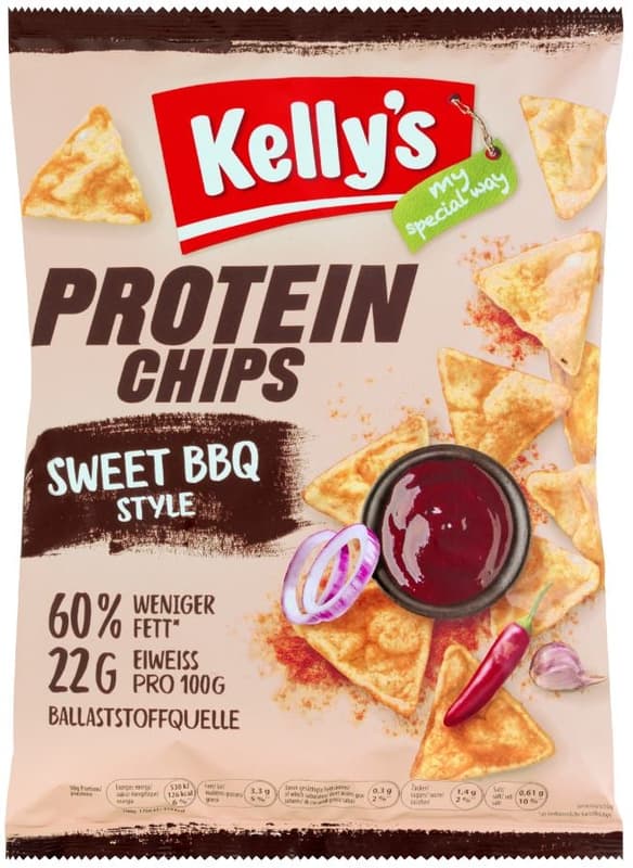 Kelly's Protein Chips Sweet BBQ Style