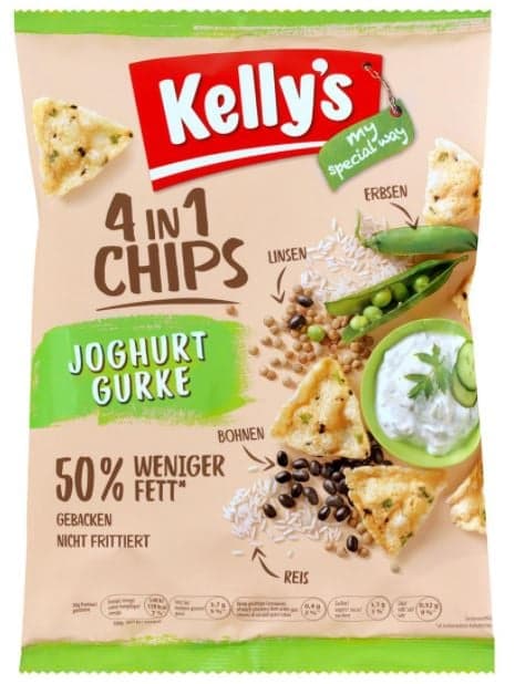 Kelly's 4in1 Chips Joghurt Gurke