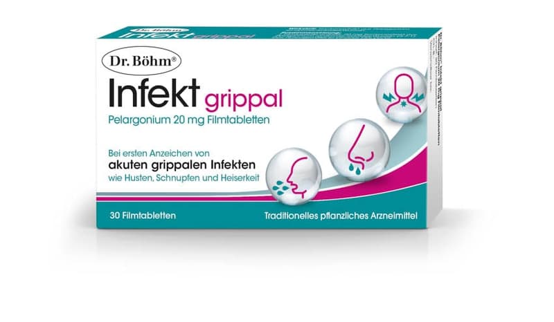 Dr. Böhm® Infekt grippal Pelargonium 20 mg Filmtabletten