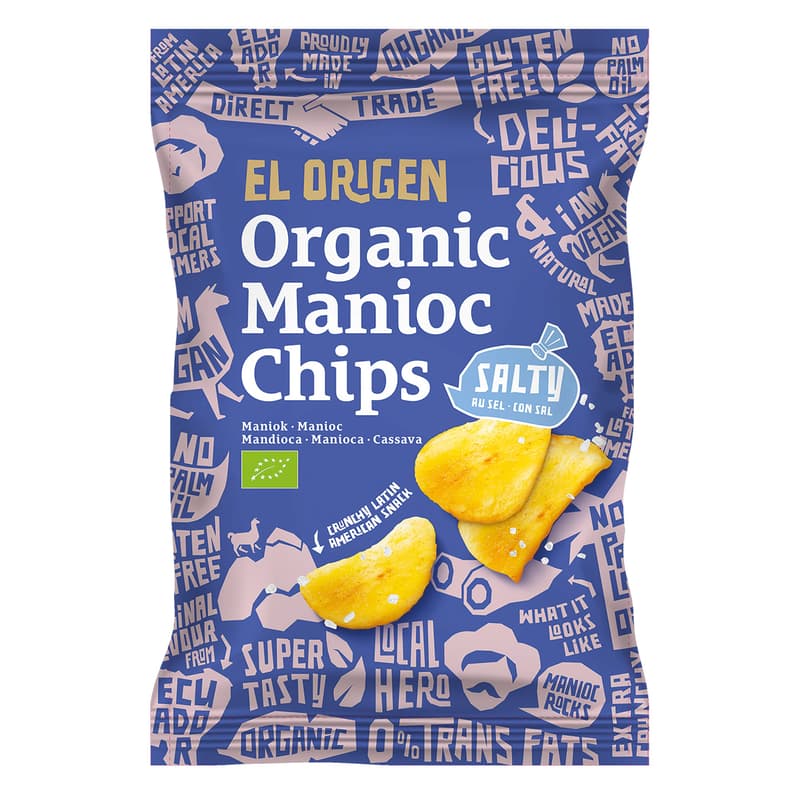 El Origen BIO Maniok Chips mit Meersalz