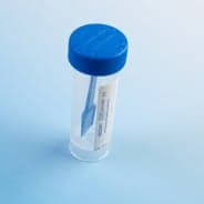 Stuhlversandgefäß + Löffel