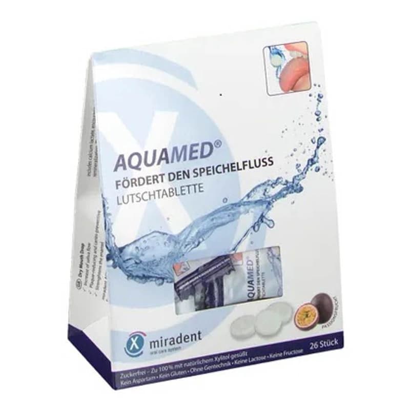 Miradent Aquamed Mundtrockenheit Lutschtabletten