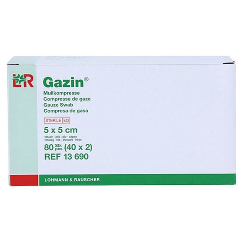 Mullkompressen Gazin 16-fach steril 5X5