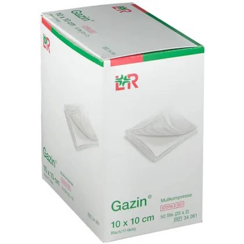 Gauze compresses Gazin 8-fold sterile 10x10