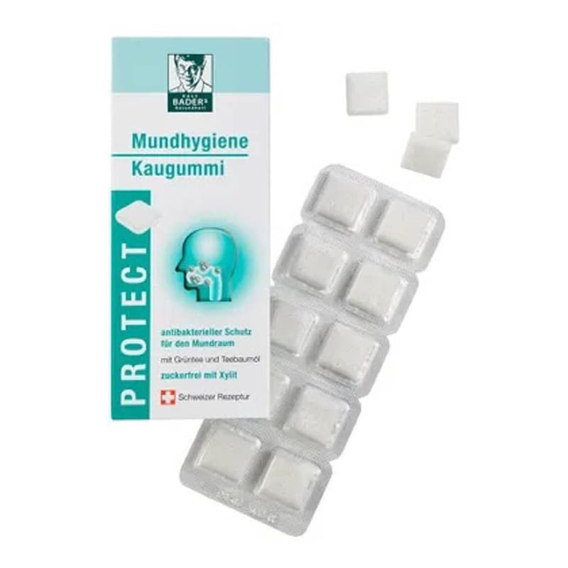 Baders Protect oral hygiene chewing gum