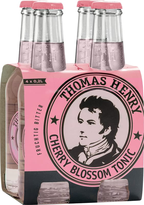 Thomas Henry Cherry Blossom Tonic 4x200ml