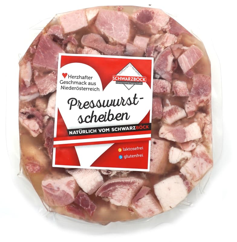Fleischerei Schwarzböck pressed sausage slices