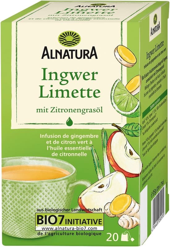 Alnatura BIO Ingwer Limette Tee 20x1,75g
