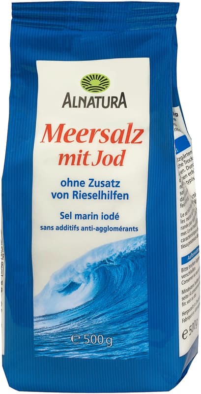Alnatura sea salt with iodine