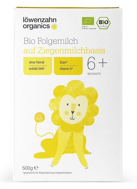 Löwenzahn Organics BIO Folgemilch 6+ Monate Ziegenmilch