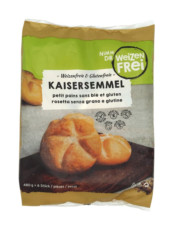 Weizenfrei Kaisersemmeln glutenfrei (tiefgekühlt)