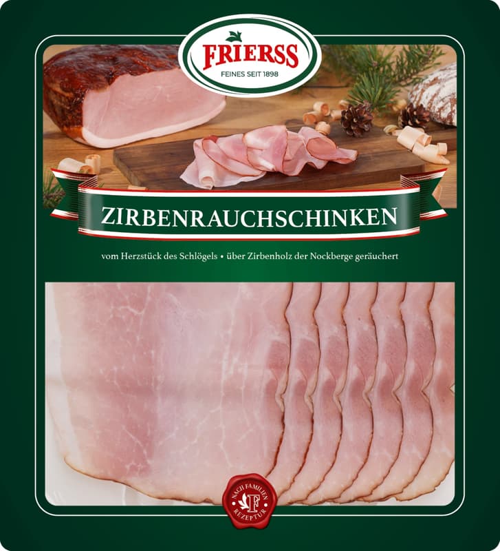 Frierss Zirbenrauchschinken geschnitten