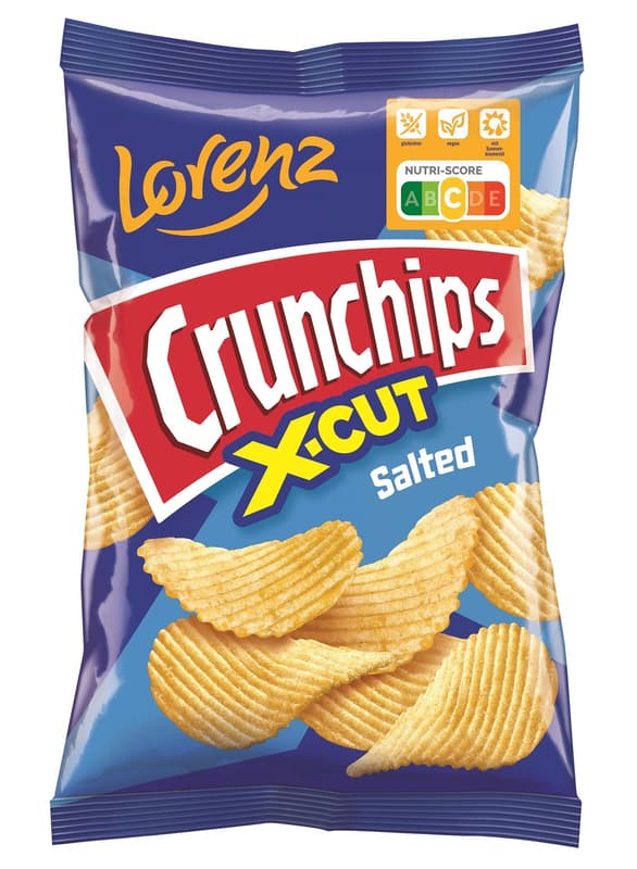 Lorenz Crunchips X-Cut Sea Salt