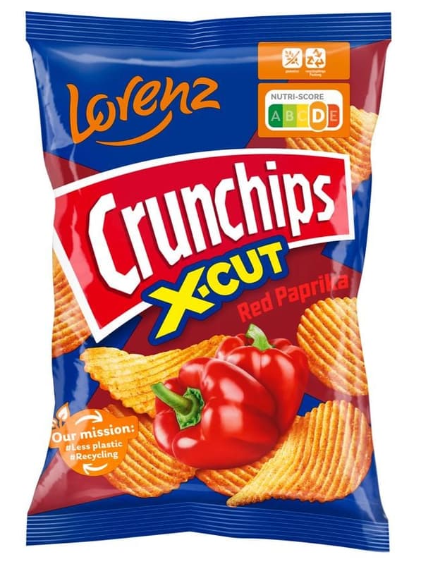 Lorenz Crunchips X-Cut Paprika