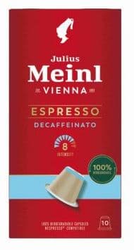 Julius Meinl Decaf kompostierbar/biodegradable Nespresso kompatibel 10er Kapseln