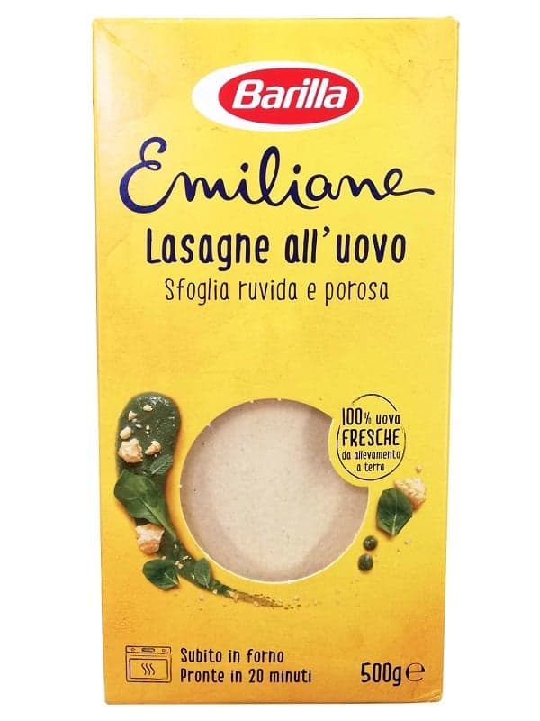 Barilla Lasagne sheets with egg