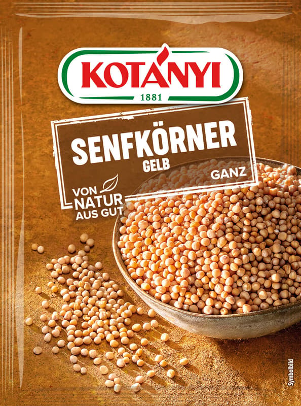 Kotányi Senfkörner gelb ganz