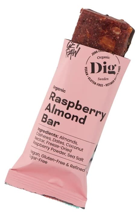 GET RAW BIO Raspbery Almond Bar glutenfrei