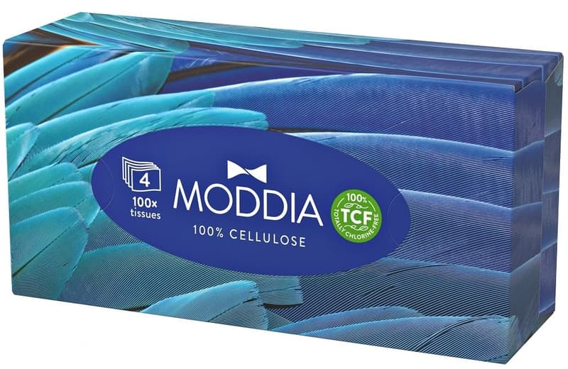 Moddia Kosmetiktücher Box 100 Blatt / 4-lagig