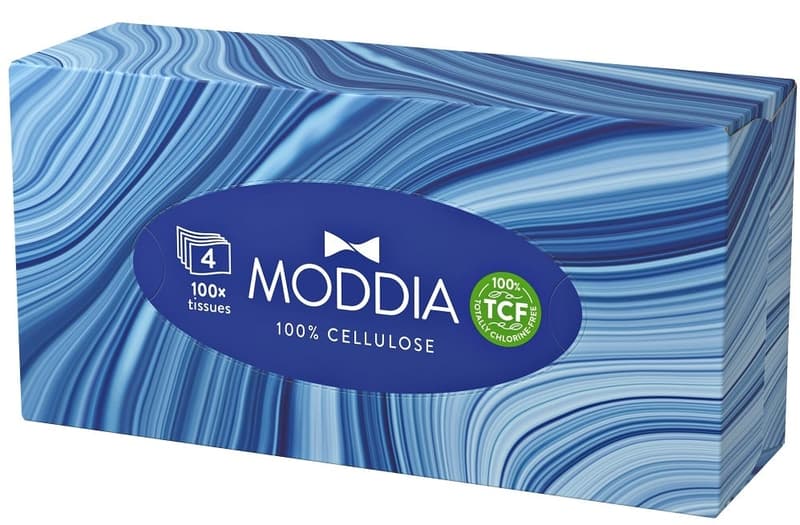 Moddia Kosmetiktücher Box 100 Blatt / 4-lagig