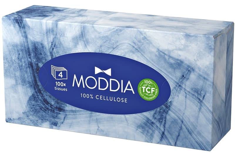 Moddia Kosmetiktücher Box 100 Blatt / 4-lagig