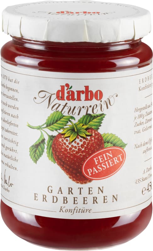 Darbo Garden Strawberry finely strained
