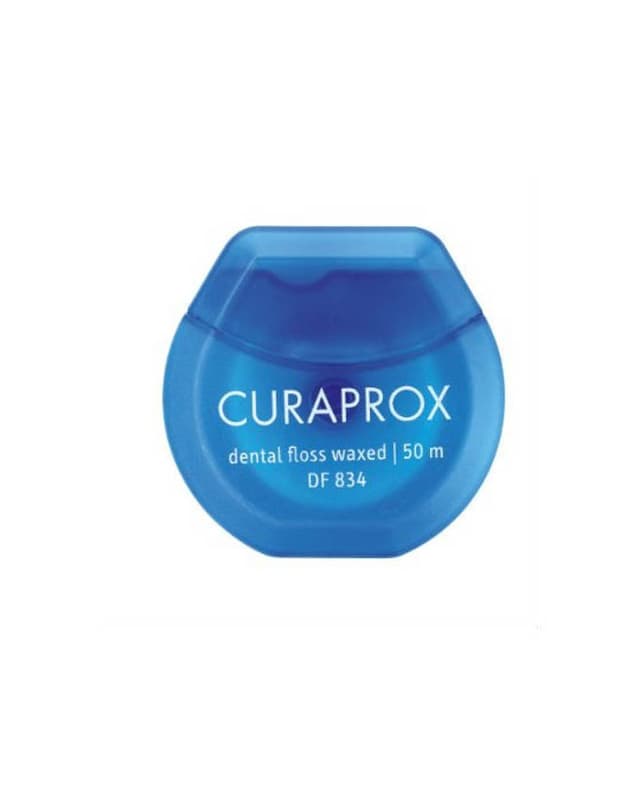 Zahnseide Curaprox DF834 Gewachsen 50 Meter