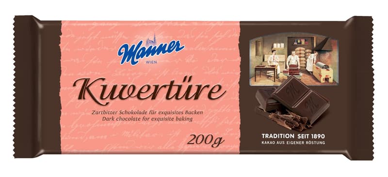 Manner Zartbitter Kuvertüre