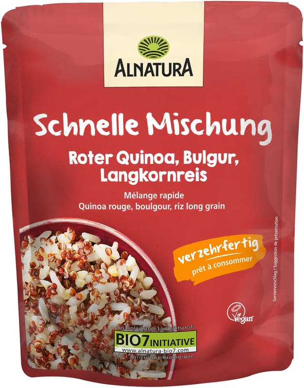 Alnatura BIO red quinoa, bulgur, long grain rice